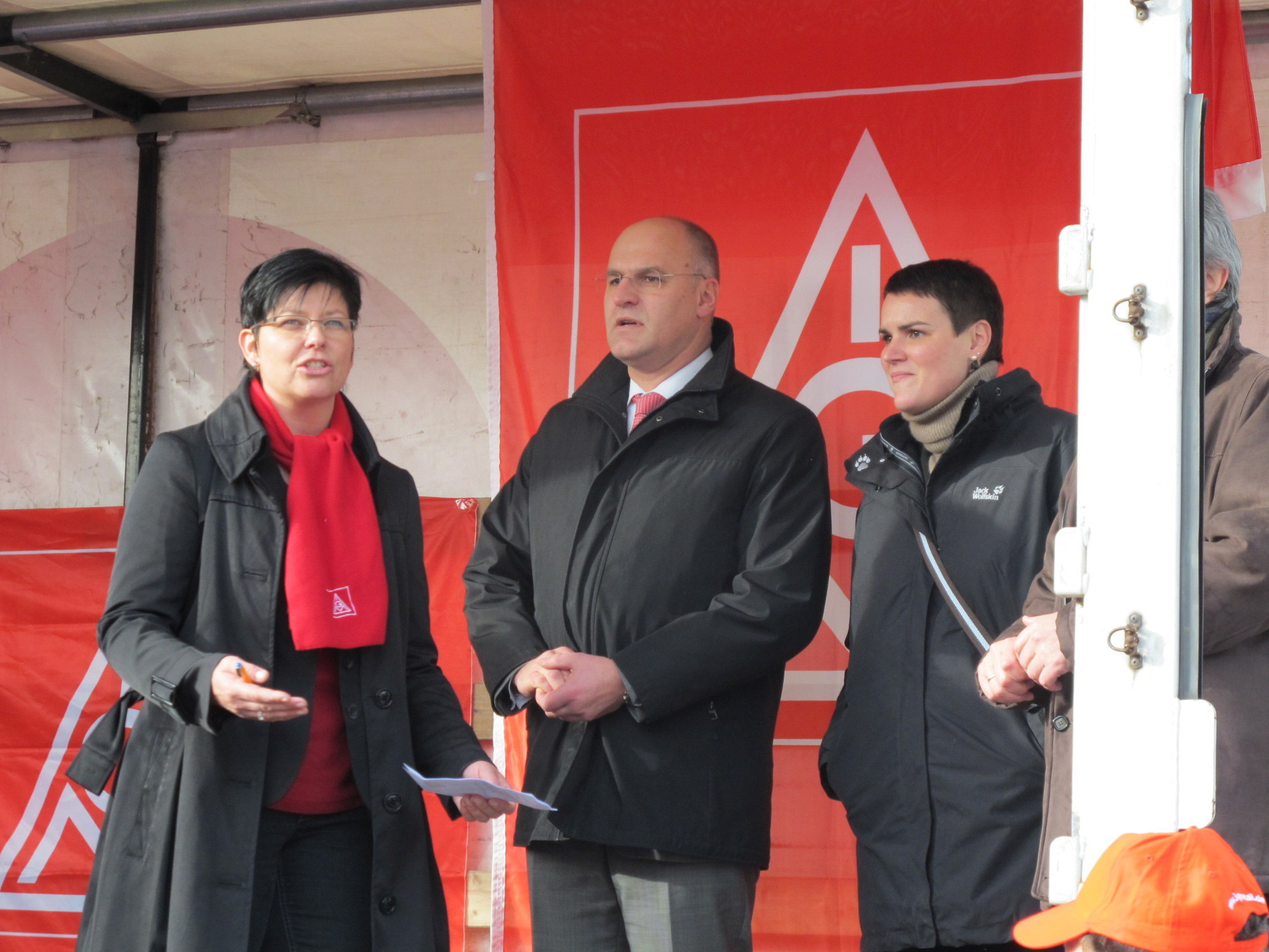 Protestkundgebung zur manroland Insolvenz, Foto: B4BSCHWABEN