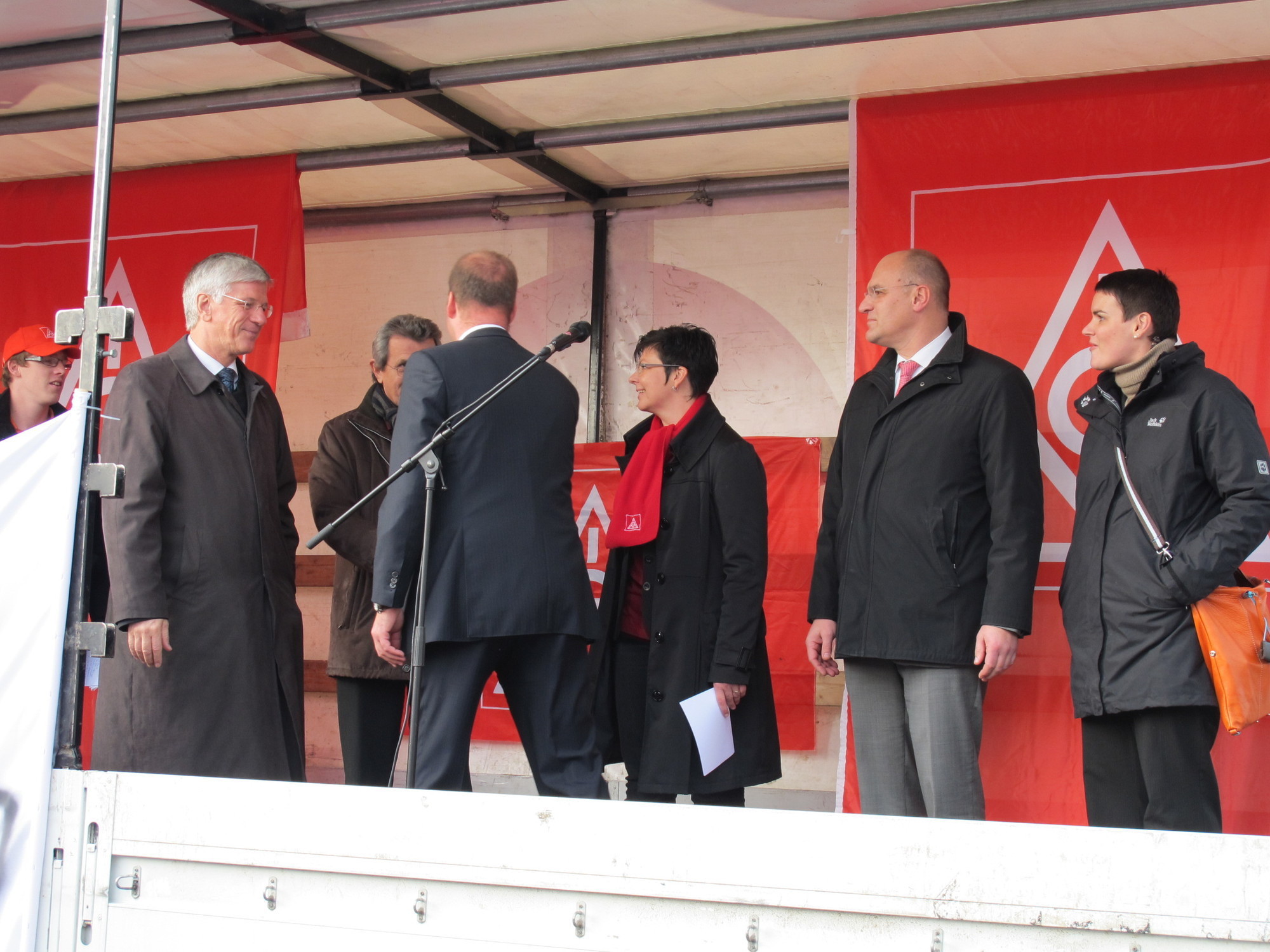 Protestkundgebung zur manroland Insolvenz, Foto: B4BSCHWABEN