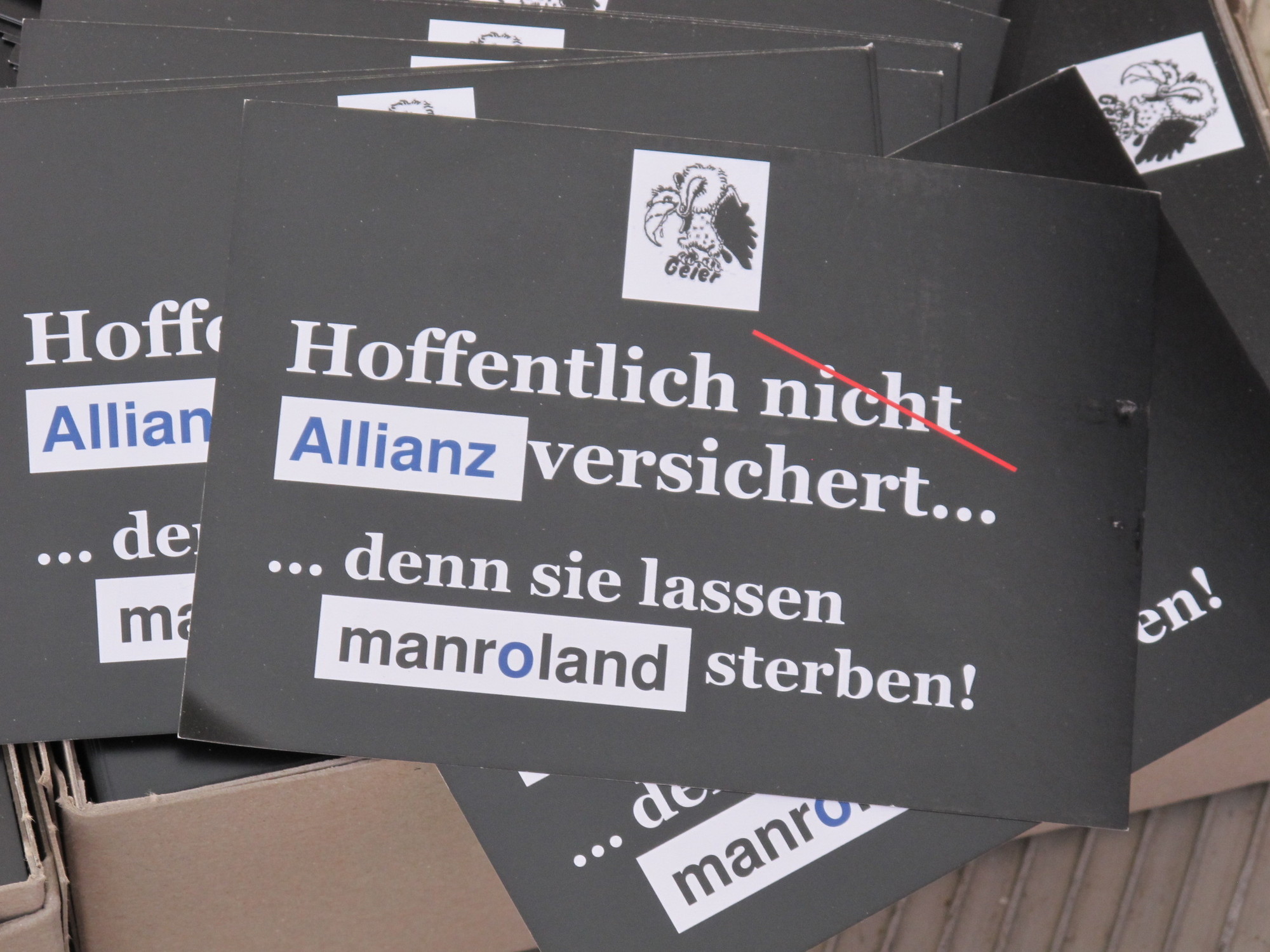 Protestkundgebung zur manroland Insolvenz, Foto: B4BSCHWABEN