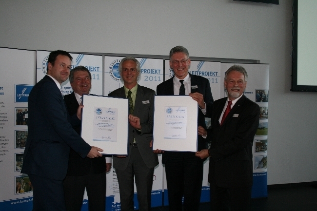 Preisverleihung des 13. KUMAS Umweltpreis "Offizielles Leitprojekt 2011", Foto: B4B SCHWABEN