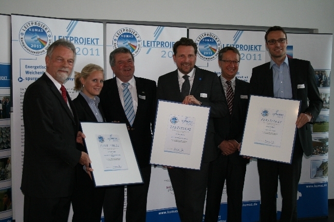 Preisverleihung des 13. KUMAS Umweltpreis "Offizielles Leitprojekt 2011", Foto: B4B SCHWABEN