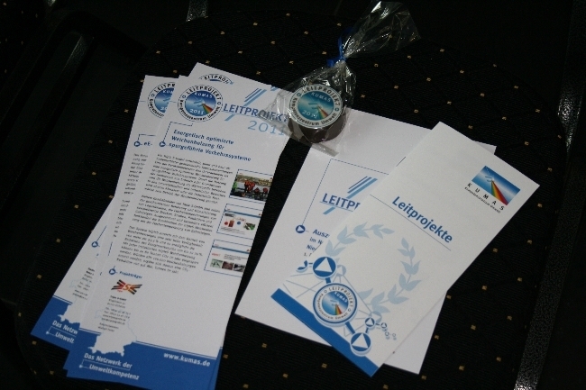 Preisverleihung des 13. KUMAS Umweltpreis "Offizielles Leitprojekt 2011", Foto: B4B SCHWABEN