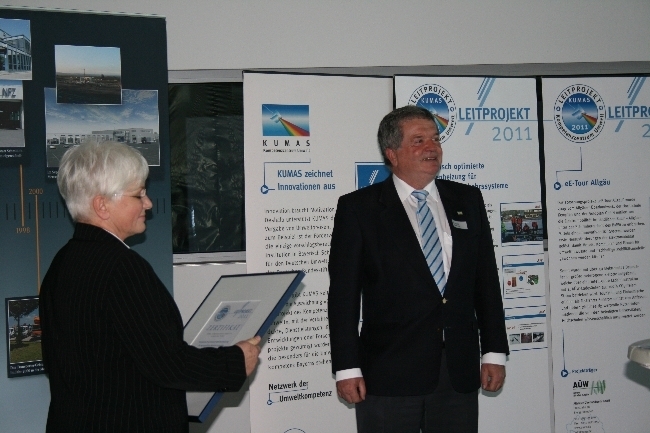Preisverleihung des 13. KUMAS Umweltpreis "Offizielles Leitprojekt 2011", Foto: B4B SCHWABEN