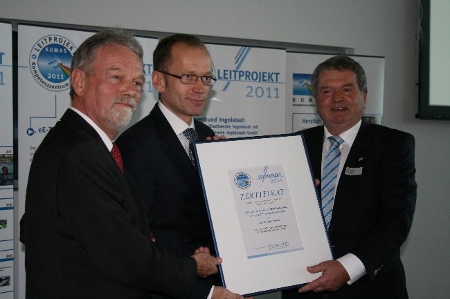 Preisverleihung des 13. KUMAS Umweltpreis "Offizielles Leitprojekt 2011", Foto: B4B SCHWABEN