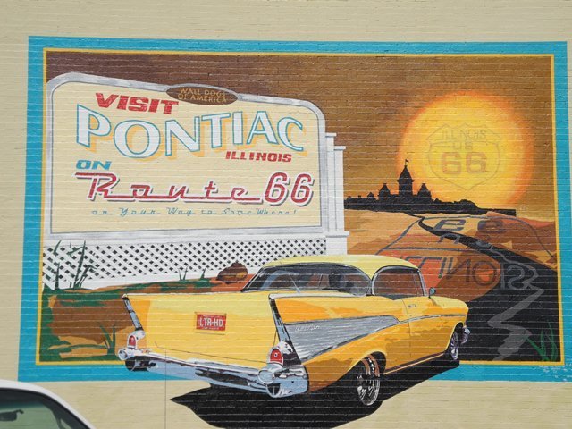 Wallpainting Route 66, Foto: Dietmar Stanka