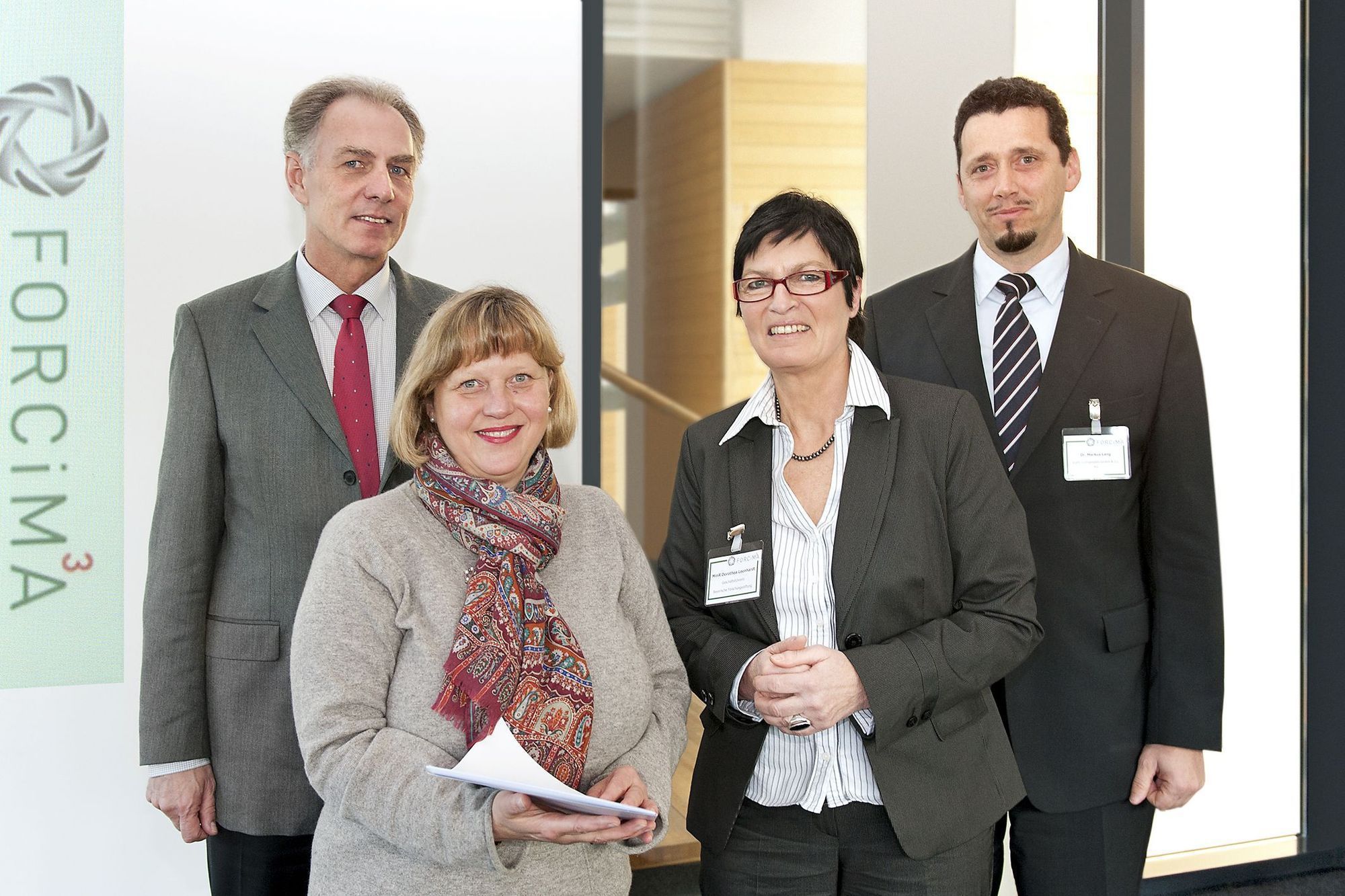 Übergabe des Zuwendungsbescheids für FORCiM³A, Foto: K. Satzinger-Viel / Universität Augsburg