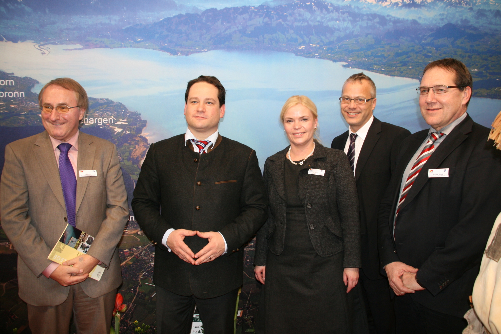 E. Lamm, A. Bonde, D. Pahl-Humbert, A. Braun und Dr. G. Schöbel, Foto: Internationale Bodensee Tourismus GmbH