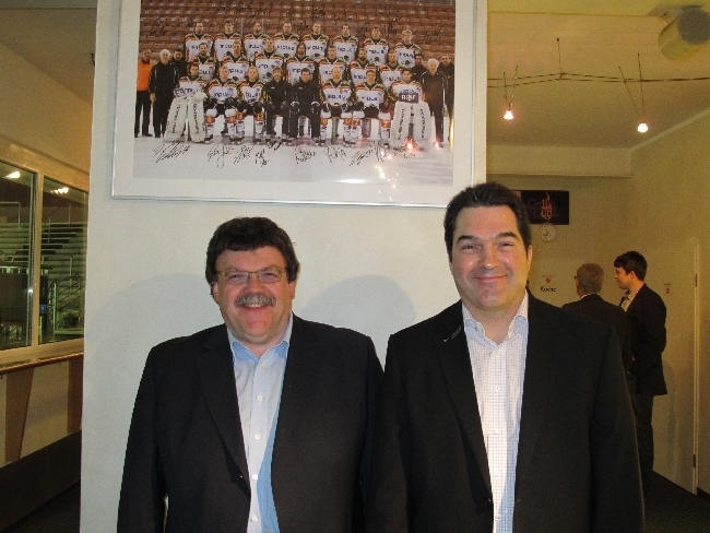 Der Marketing-Club Augsburg war zu Gast bei den Augsburger Panthern, Foto: B4B SCHWABEN