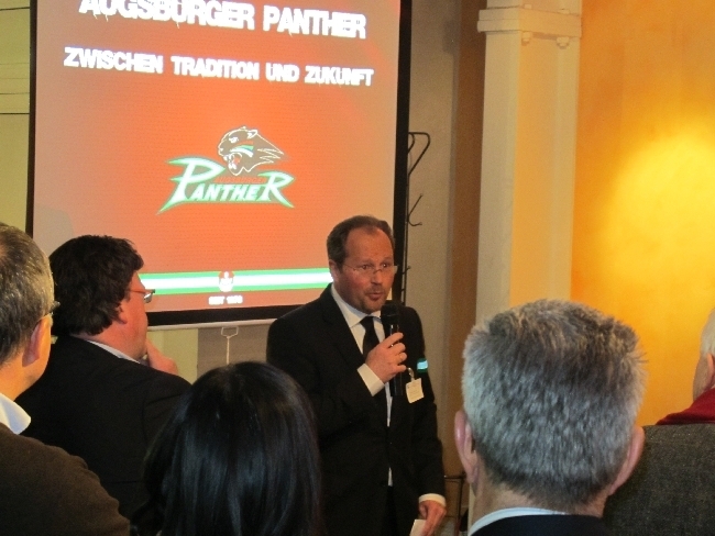 Der Marketing-Club Augsburg war zu Gast bei den Augsburger Panthern, Foto: B4B SCHWABEN