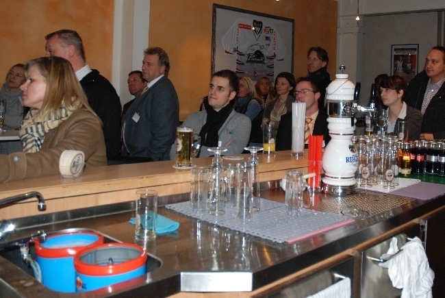 Der Marketing-Club Augsburg war zu Gast bei den Augsburger Panthern, Foto: Marketing-Club Augsburg