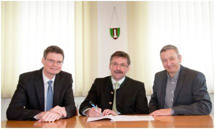 Markus Kitt, Gerhart Mößner, Uwe Sommer. Foto: erdgas schwaben.