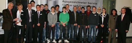 Auto König aus Donauwörth wurde von der Audi AG als Audi Top Service Partner 2012 ausgezeichnet, Foto: Auto König