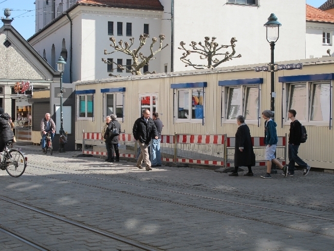 Die Vorbereitungen für den KÖ-Umbau laufen auf Hochtouren, Foto: B4B SCHWABEN