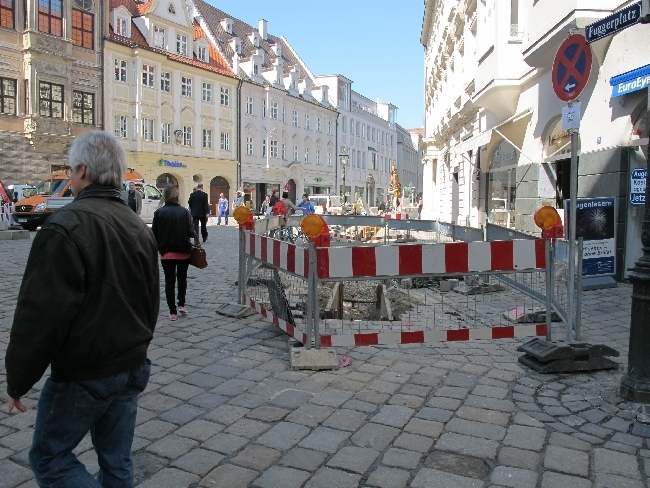 Die Vorbereitungen für den KÖ-Umbau laufen auf Hochtouren, Foto: B4B SCHWABEN