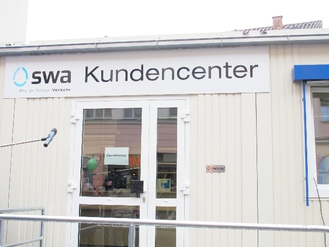 Das Stadtwerke-Kundencenter nimmt offiziell den Betrieb auf, Foto: B4B SCHWABEN