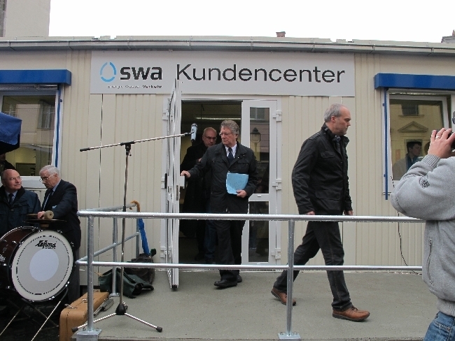 Das Stadtwerke-Kundencenter nimmt offiziell den Betrieb auf, Foto: B4B SCHWABEN