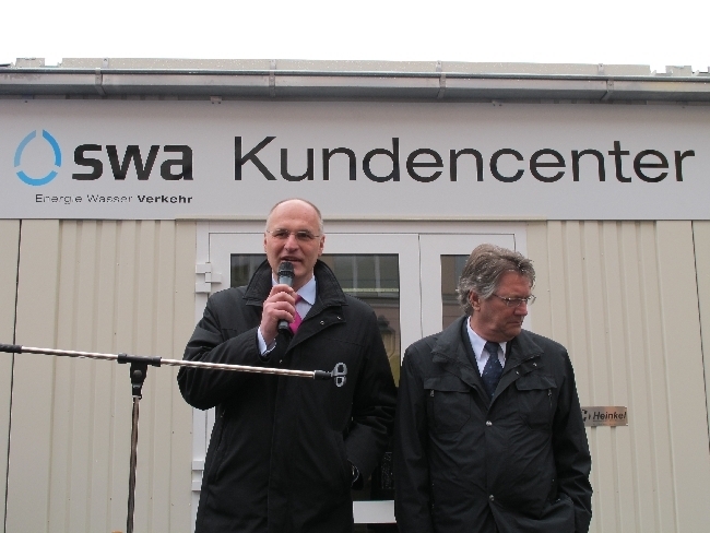 Das Stadtwerke-Kundencenter nimmt offiziell den Betrieb auf, Foto: B4B SCHWABEN