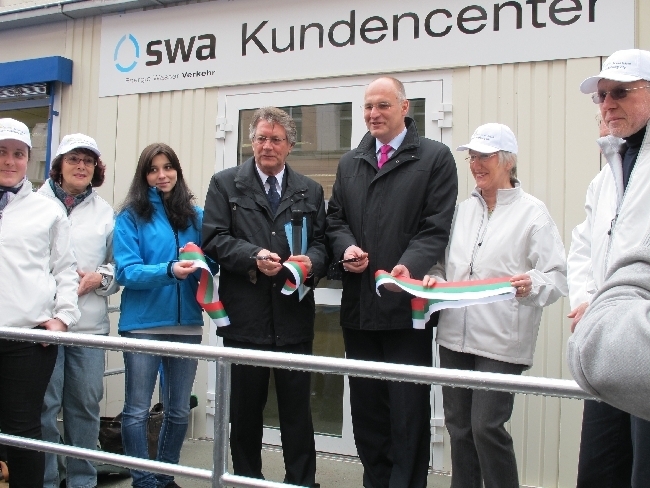 Das Stadtwerke-Kundencenter nimmt offiziell den Betrieb auf, Foto: B4B SCHWABEN