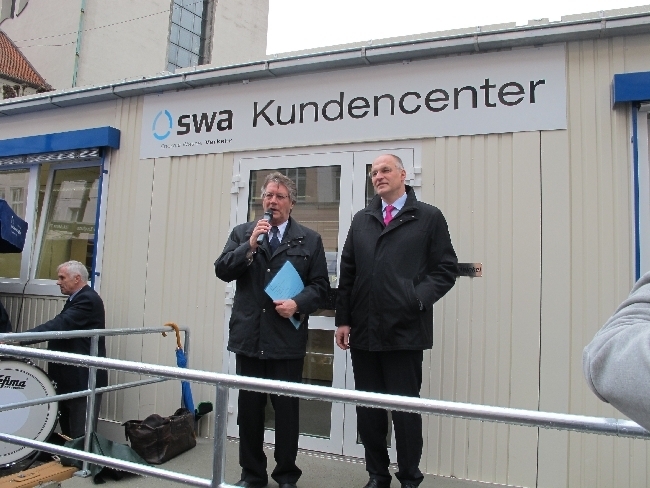 Das Stadtwerke-Kundencenter nimmt offiziell den Betrieb auf, Foto: B4B SCHWABEN
