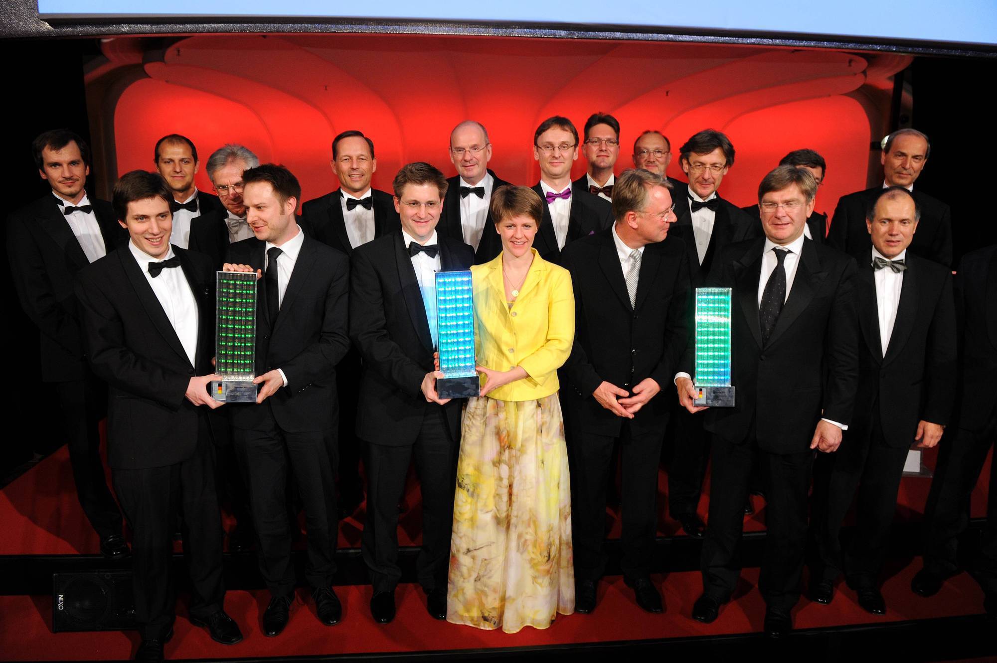 Die Gewinner des Deutschen Innovationspreis 2012; Foto: Veranstaltungsforum Holtzbrinck