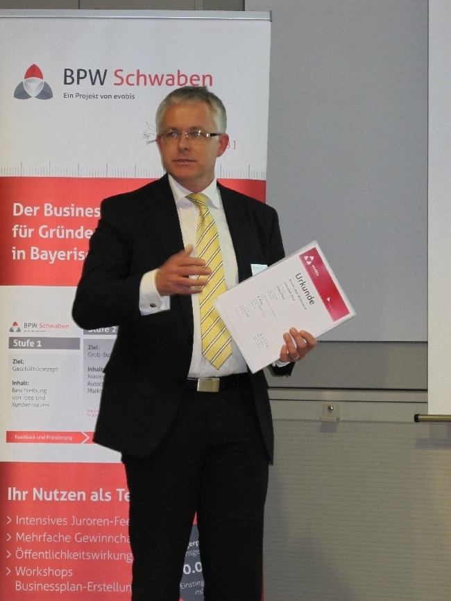 Die Sieger des Businessplan Wettbewerb von evobis stehen fest, Foto: B4B SCHWABEN