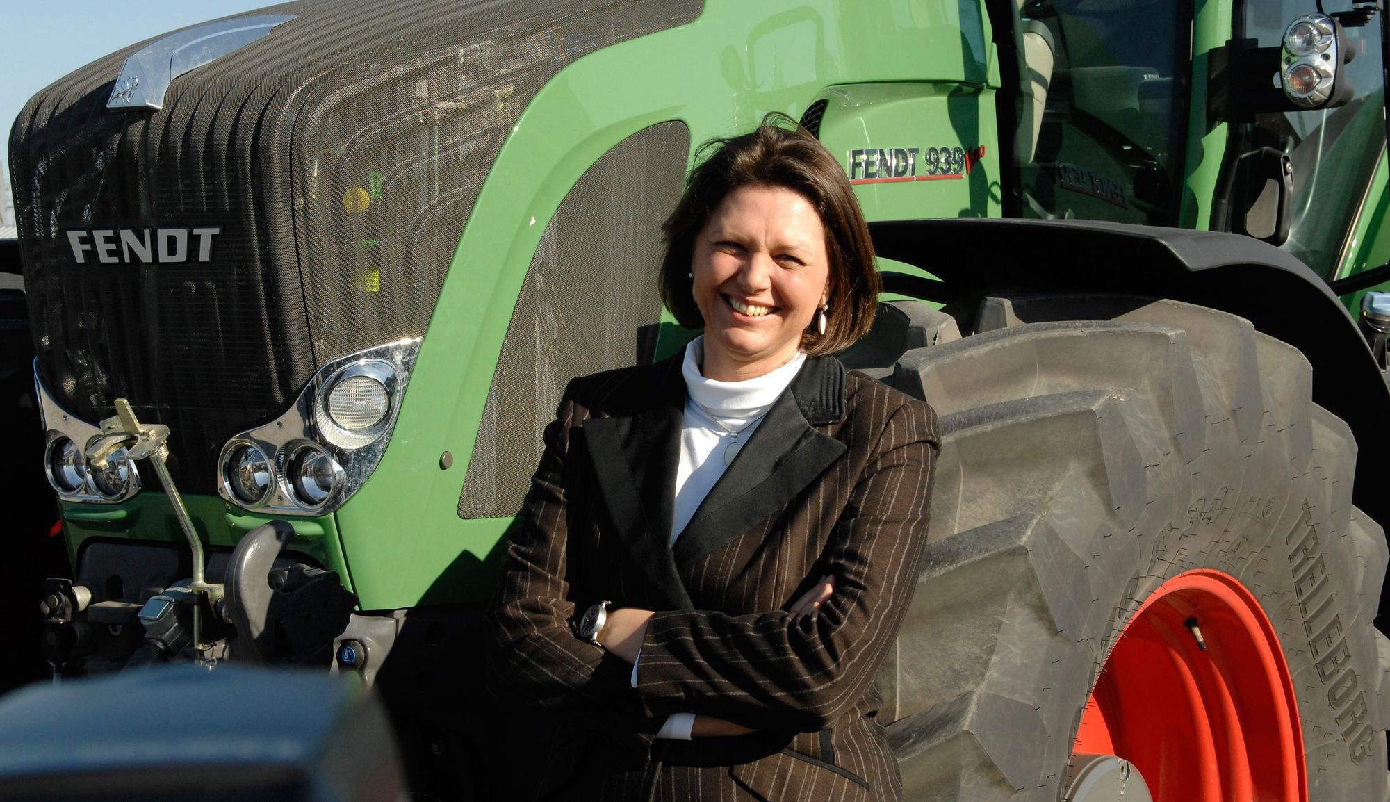 Ilse Aigner zu Gast bei Fendt. Foto: AGCO GmbH