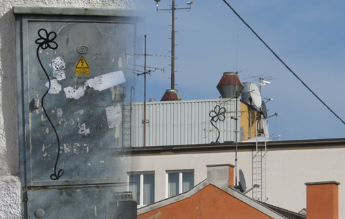 Mit der Augsburgblume richtete der Graffiti-Sprayer einen hohen Sachschaden an, Foto: B4B SCHWABEN