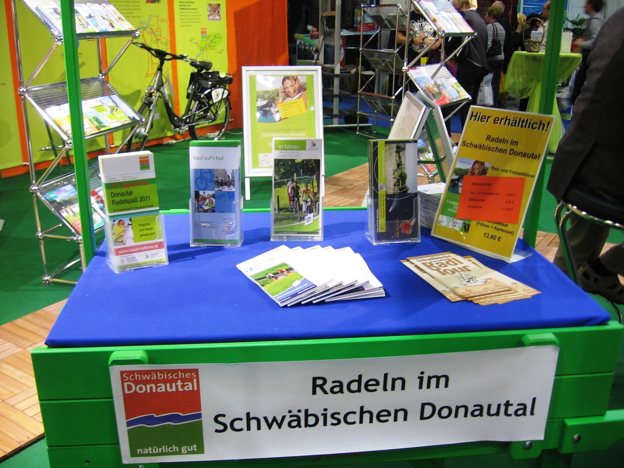 Das Schwäbische Donautal präsentiert sich auf der afa 2012, Foto: Donautal Aktiv e. V.