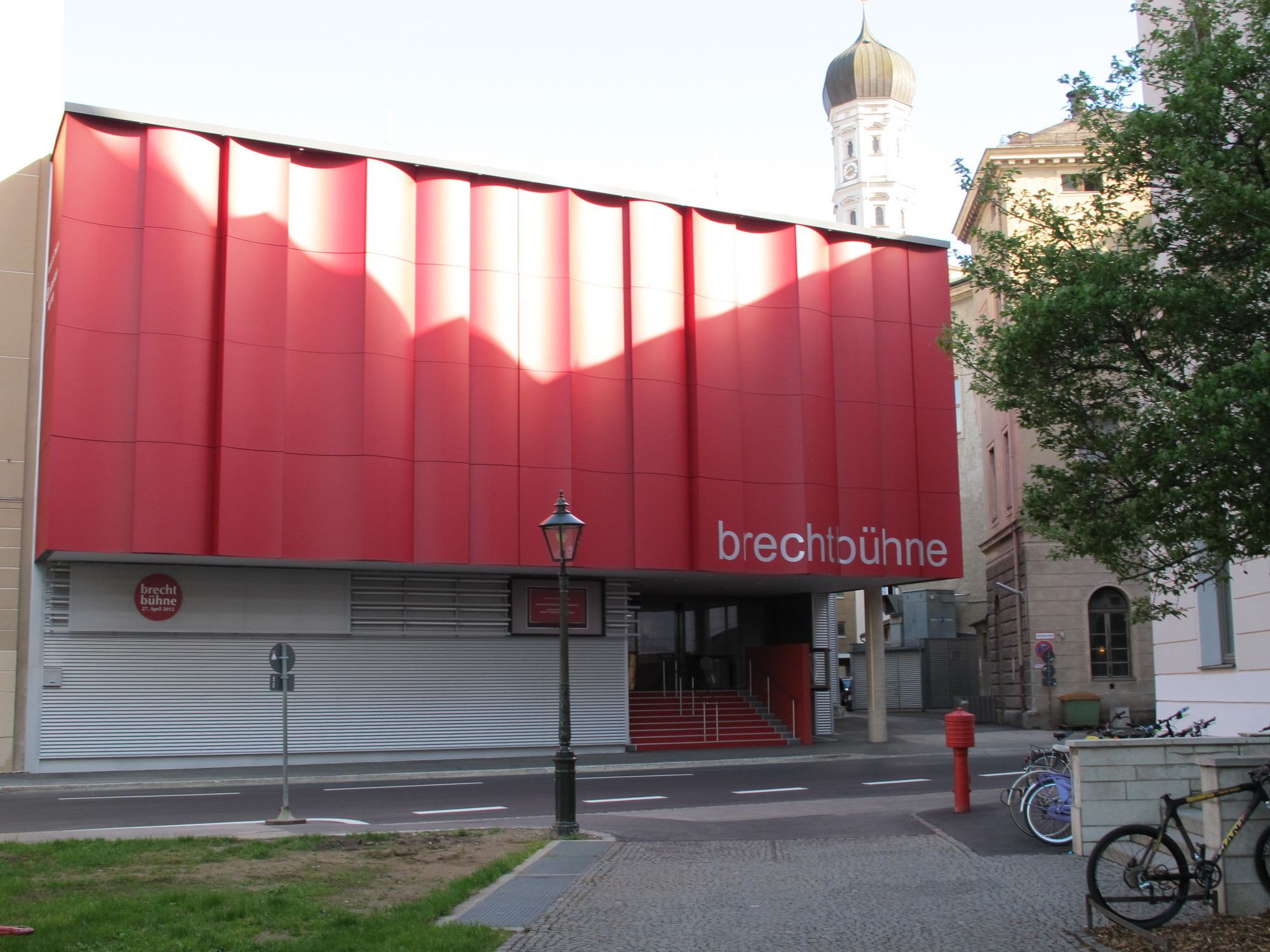 brechtbühne, die neue Spielstätte des Theater Augsburg, Foto: B4B SCHWABEN