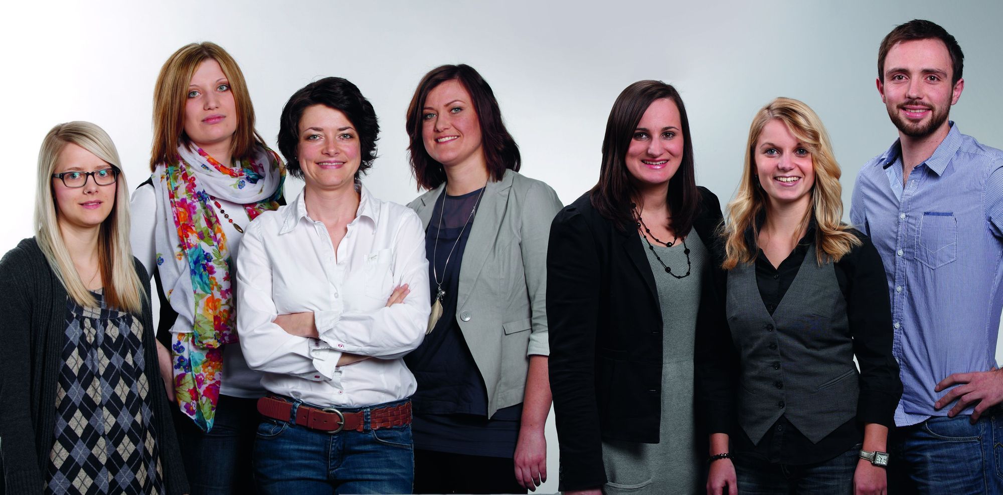 Sieben neue Mitarbeiter ergänzen nun das Team. Foto: Hutter&Unger