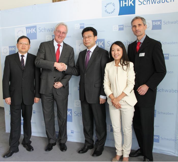 Der Generalkonsul Chinas war zu Gast bei der IHK Schwaben in Augsburg. Foto: IHK Schwaben