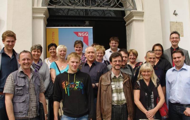 Branchentagung des bayerischen Bäckerhandwerks und der Brot- und Backwarenindustrie in Augsburg, Foto: NGG