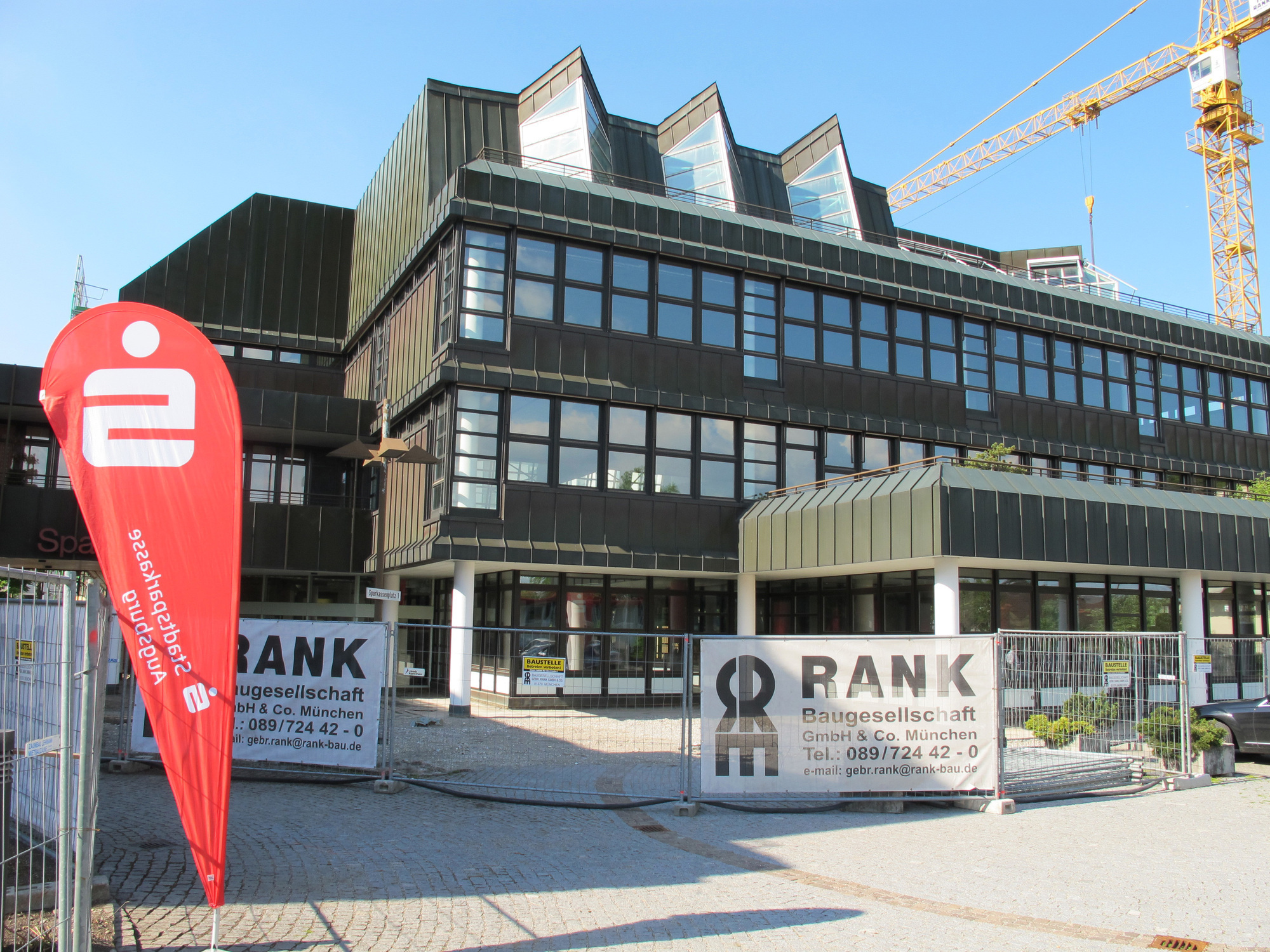 Baustart Party der Stadtsparkasse Augsburg in Friedberg. Quelle: B4B SCHWABEN