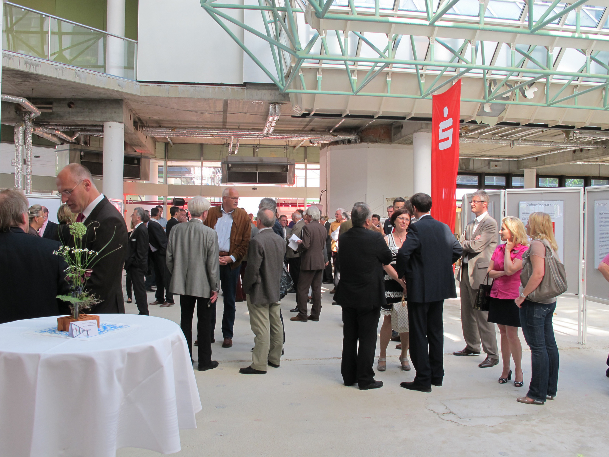 Baustart Party der Stadtsparkasse Augsburg in Friedberg. Quelle: B4B SCHWABEN