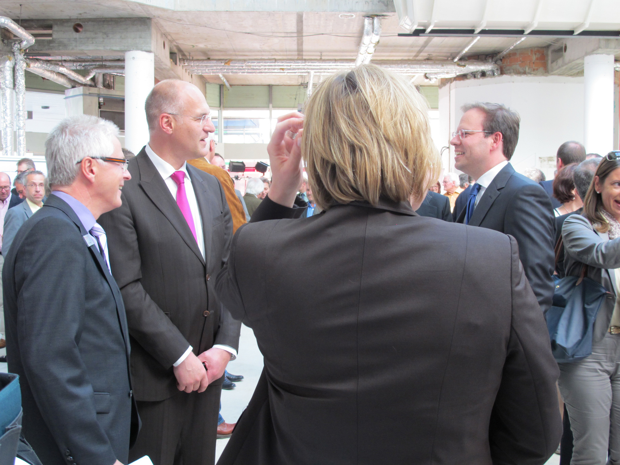 Baustart Party der Stadtsparkasse Augsburg in Friedberg. Quelle: B4B SCHWABEN