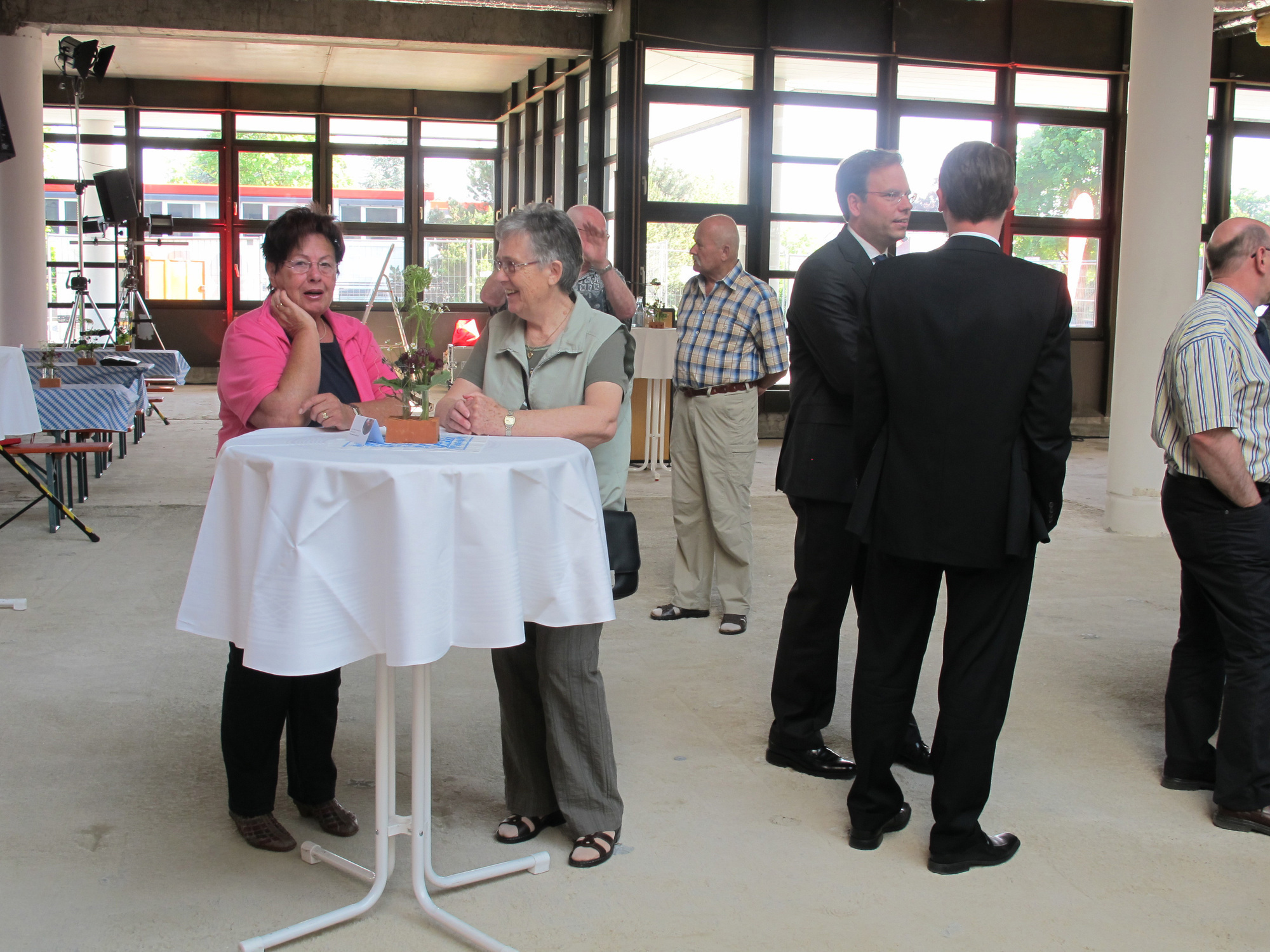 Baustart Party der Stadtsparkasse Augsburg in Friedberg. Quelle: B4B SCHWABEN