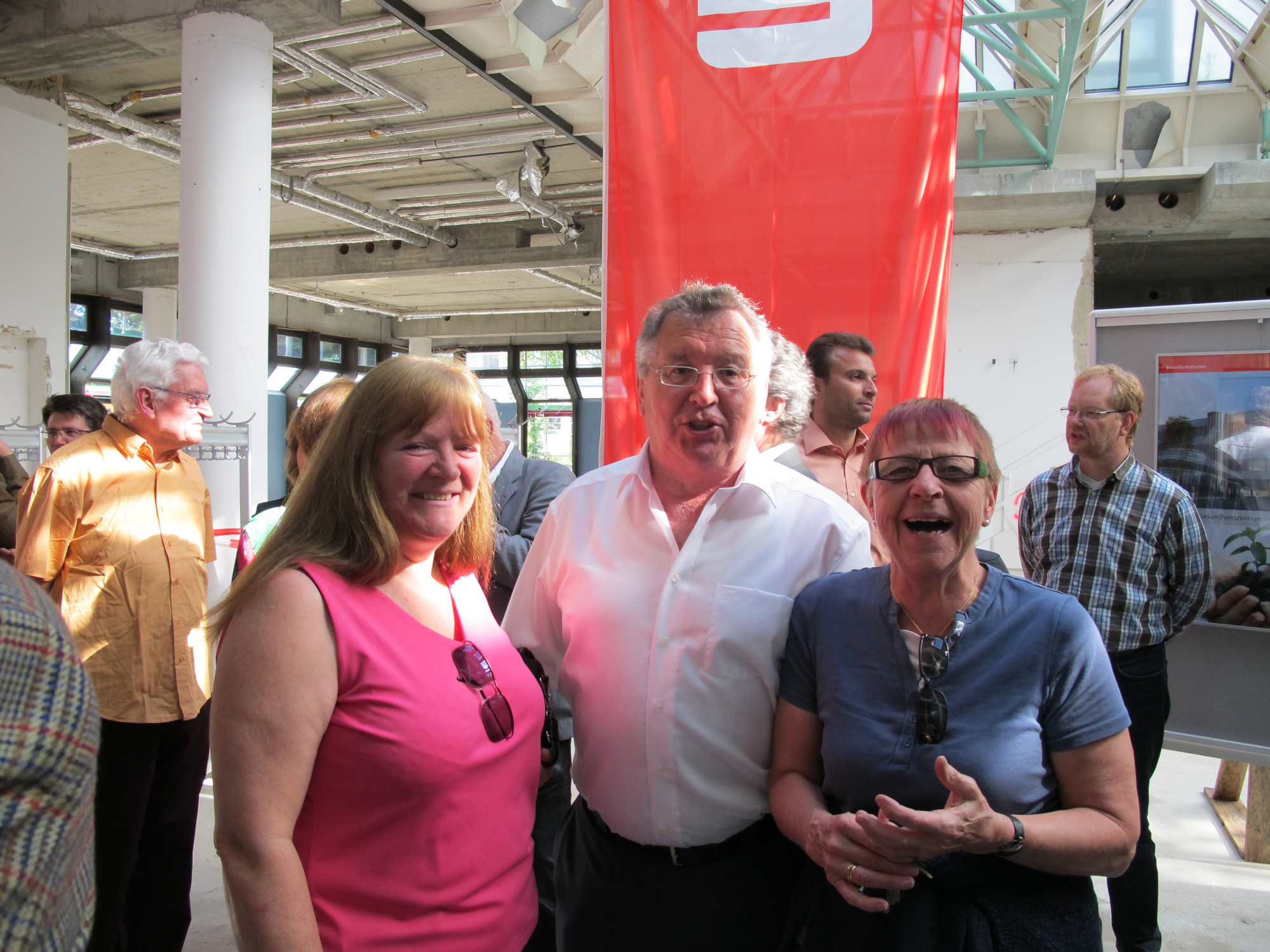 Baustart Party der Stadtsparkasse Augsburg in Friedberg. Quelle: B4B SCHWABEN