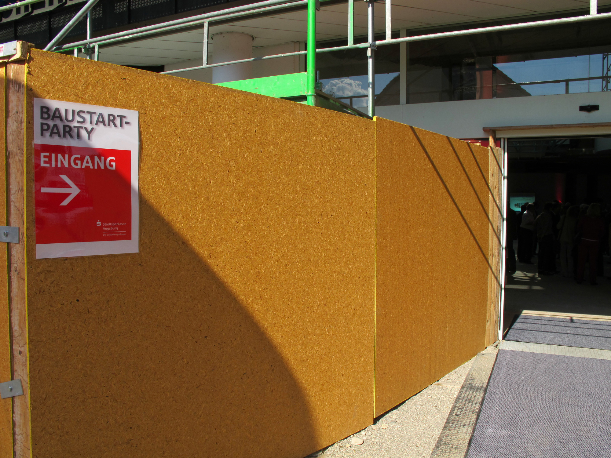 Baustart Party der Stadtsparkasse Augsburg in Friedberg. Quelle: B4B SCHWABEN