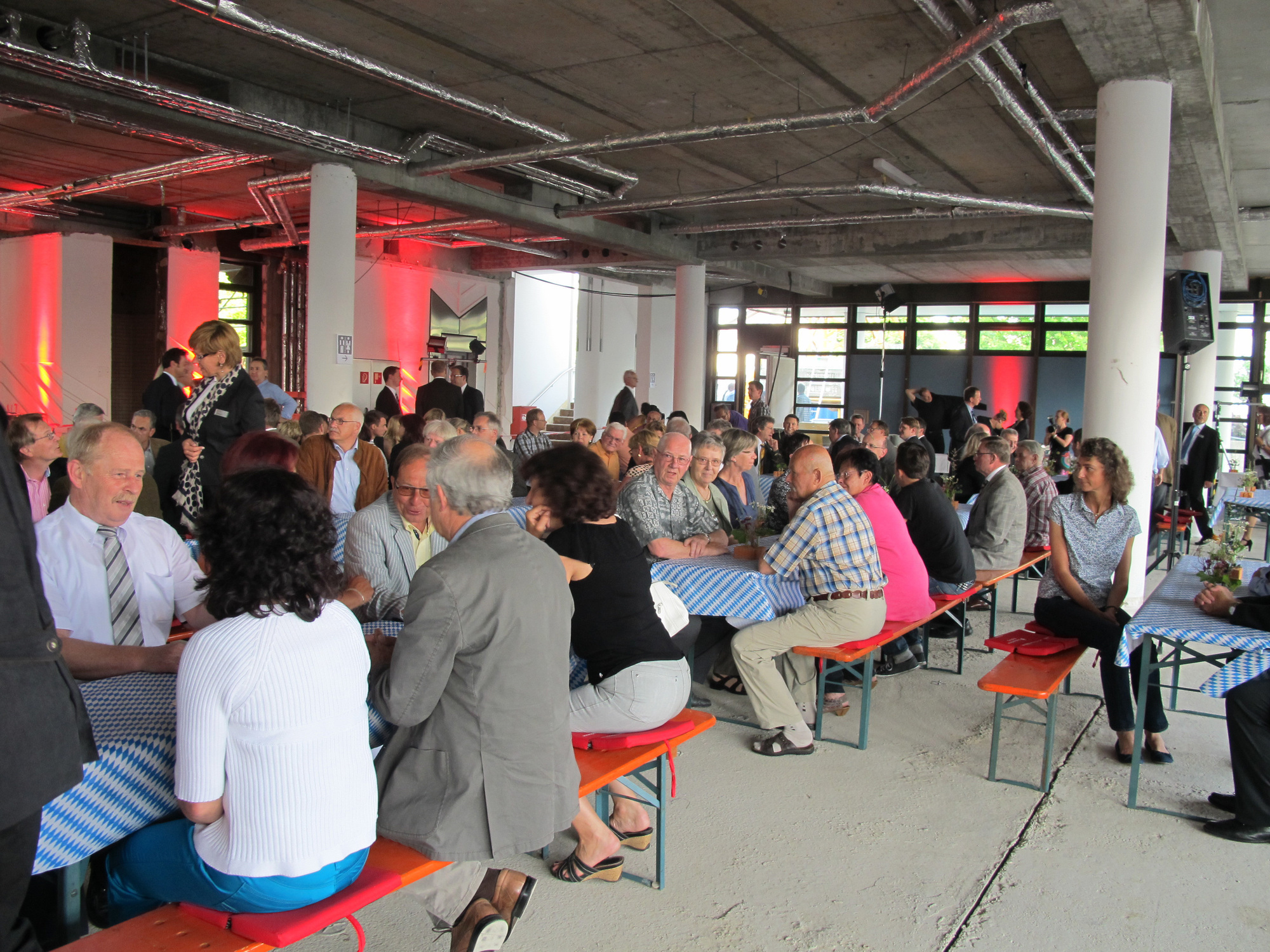 Baustart Party der Stadtsparkasse Augsburg in Friedberg. Quelle: B4B SCHWABEN