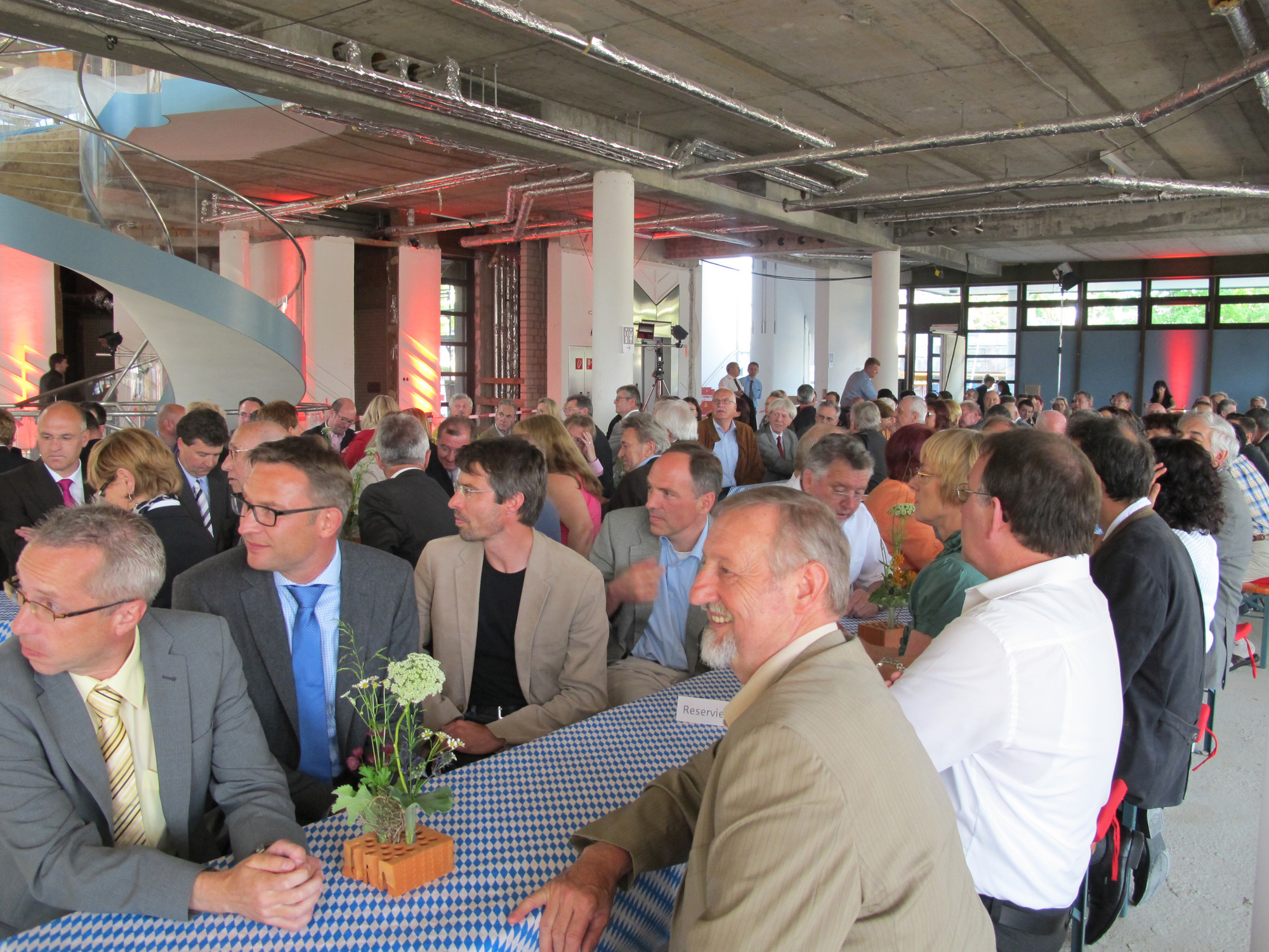 Baustart Party der Stadtsparkasse Augsburg in Friedberg. Quelle: B4B SCHWABEN