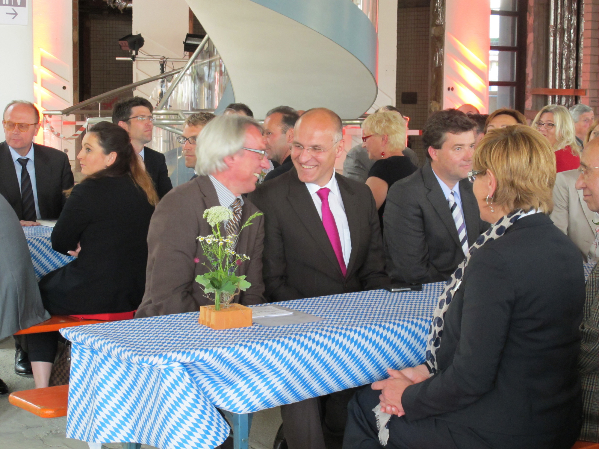 Baustart Party der Stadtsparkasse Augsburg in Friedberg. Quelle: B4B SCHWABEN