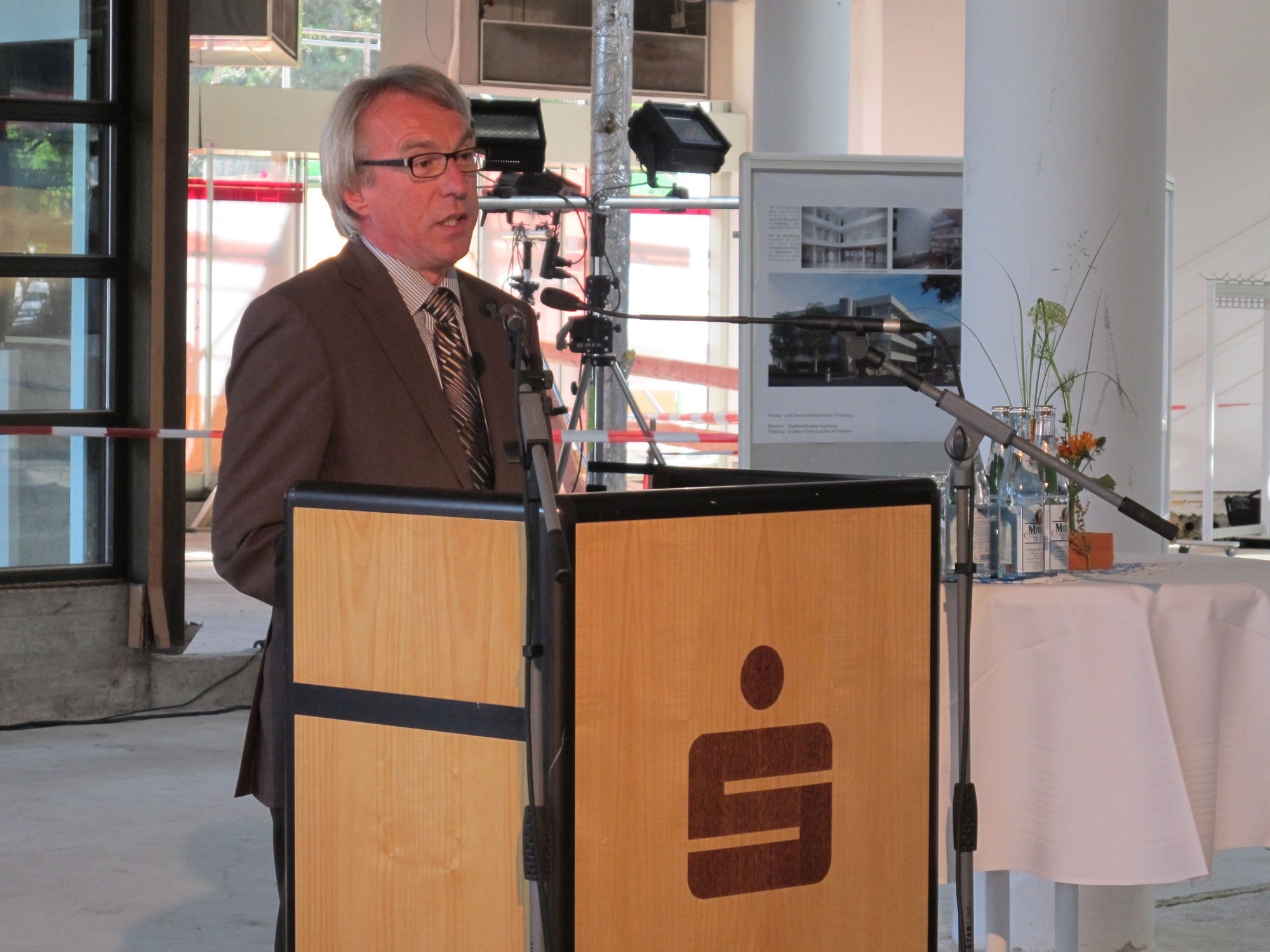 Baustart Party der Stadtsparkasse Augsburg in Friedberg. Quelle: B4B SCHWABEN