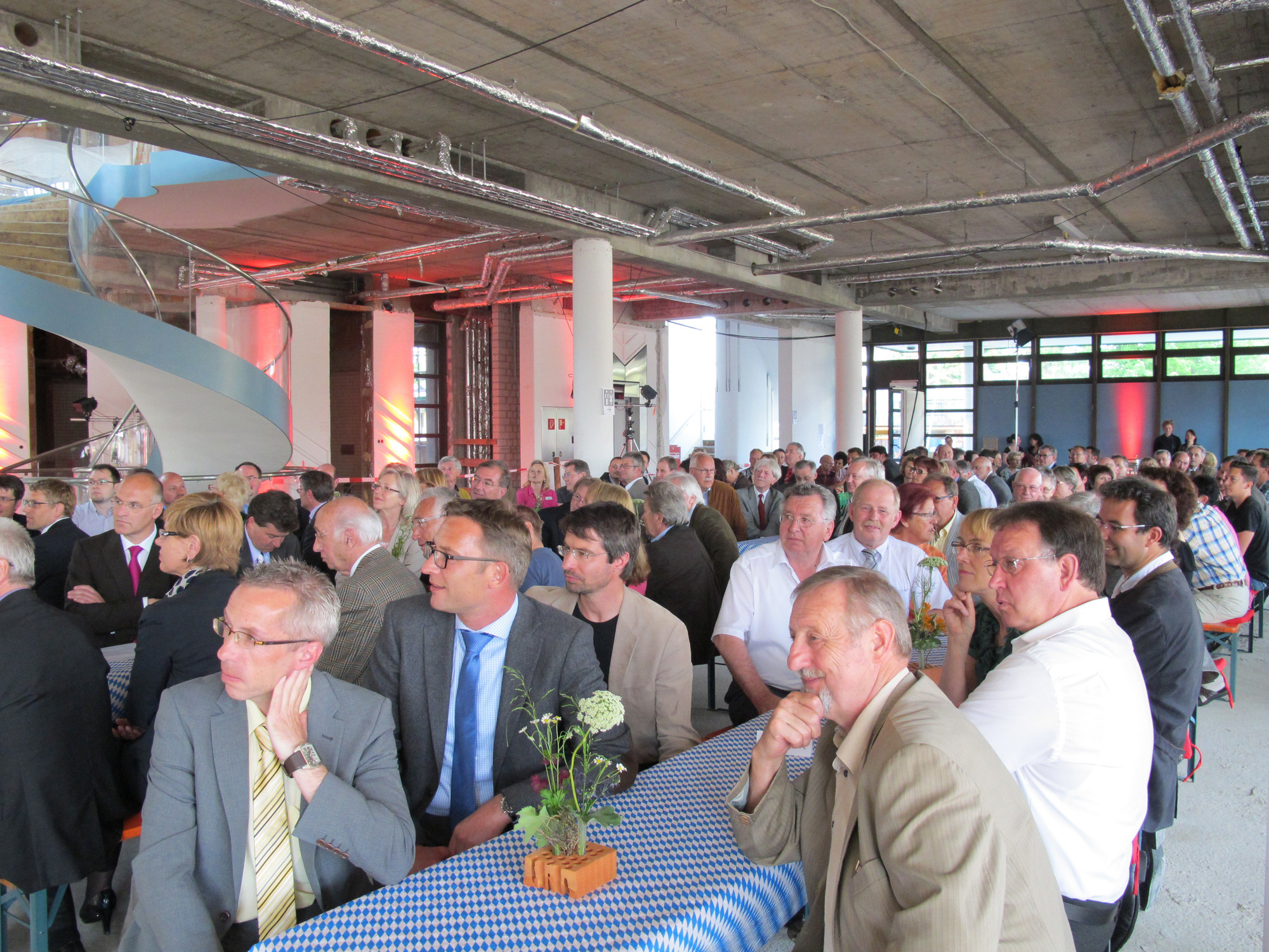 Baustart Party der Stadtsparkasse Augsburg in Friedberg. Quelle: B4B SCHWABEN