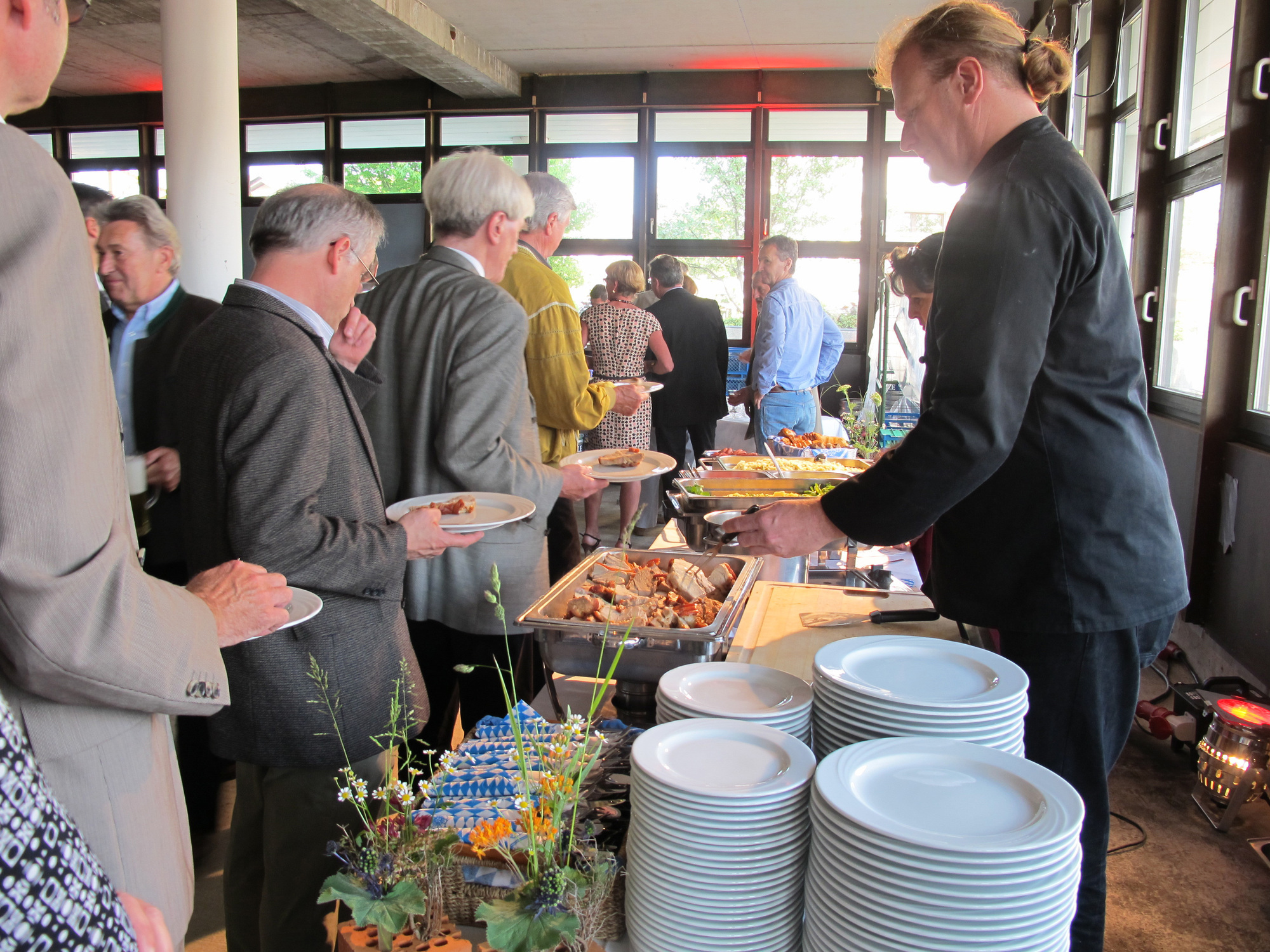 Baustart Party der Stadtsparkasse Augsburg in Friedberg. Quelle: B4B SCHWABEN