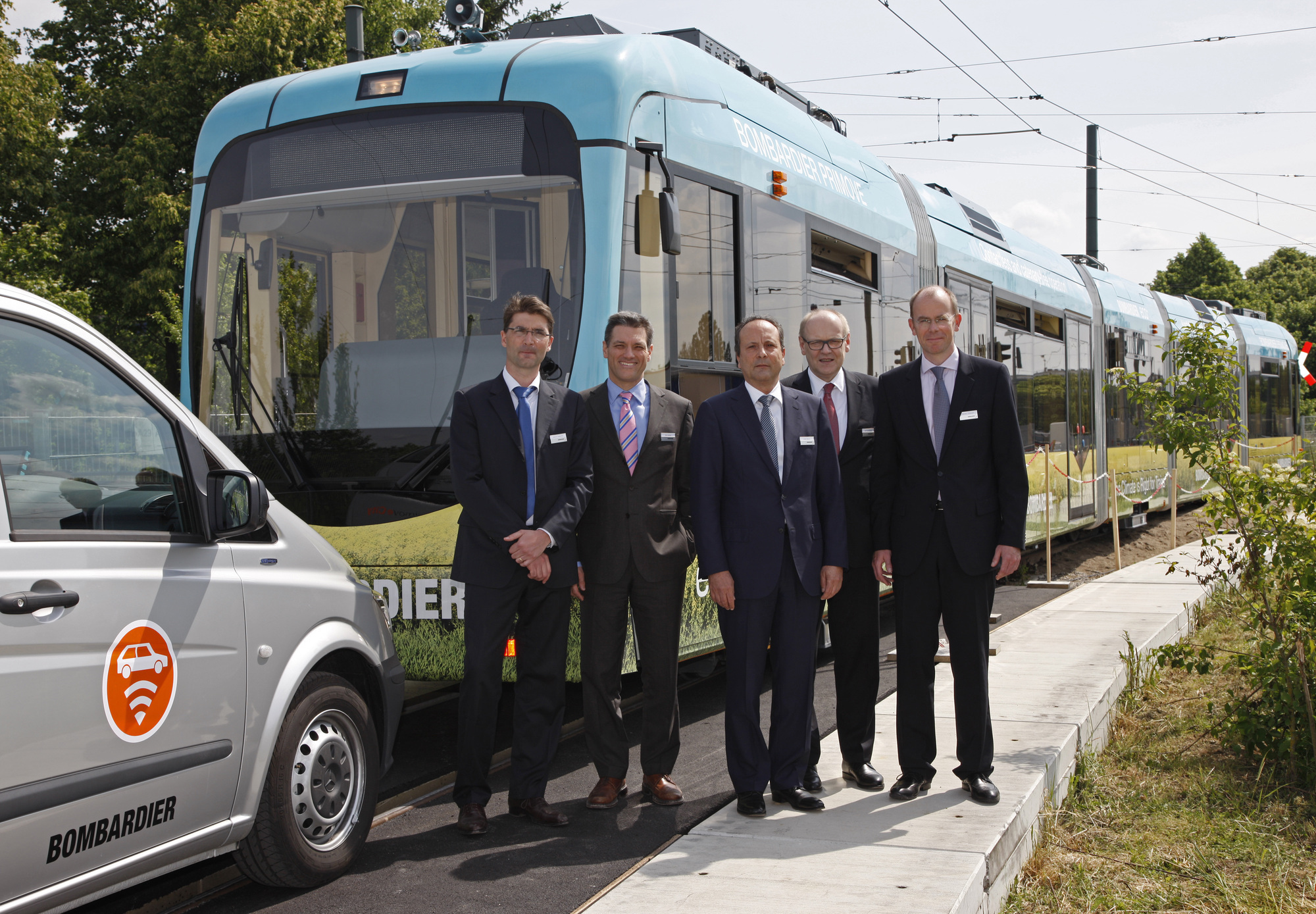 Jérémie Desjardins, Eran Gartner, André Navarri, Josef Doppelbauer, Michael Clausecker, Foto: Bombardier