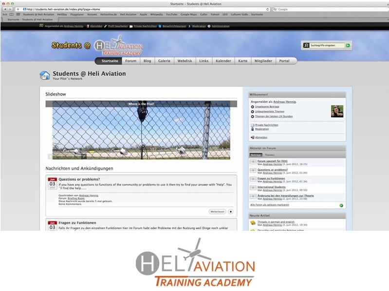 Das neue Netzwerk von Heli Avation. Bild: Heli Avation