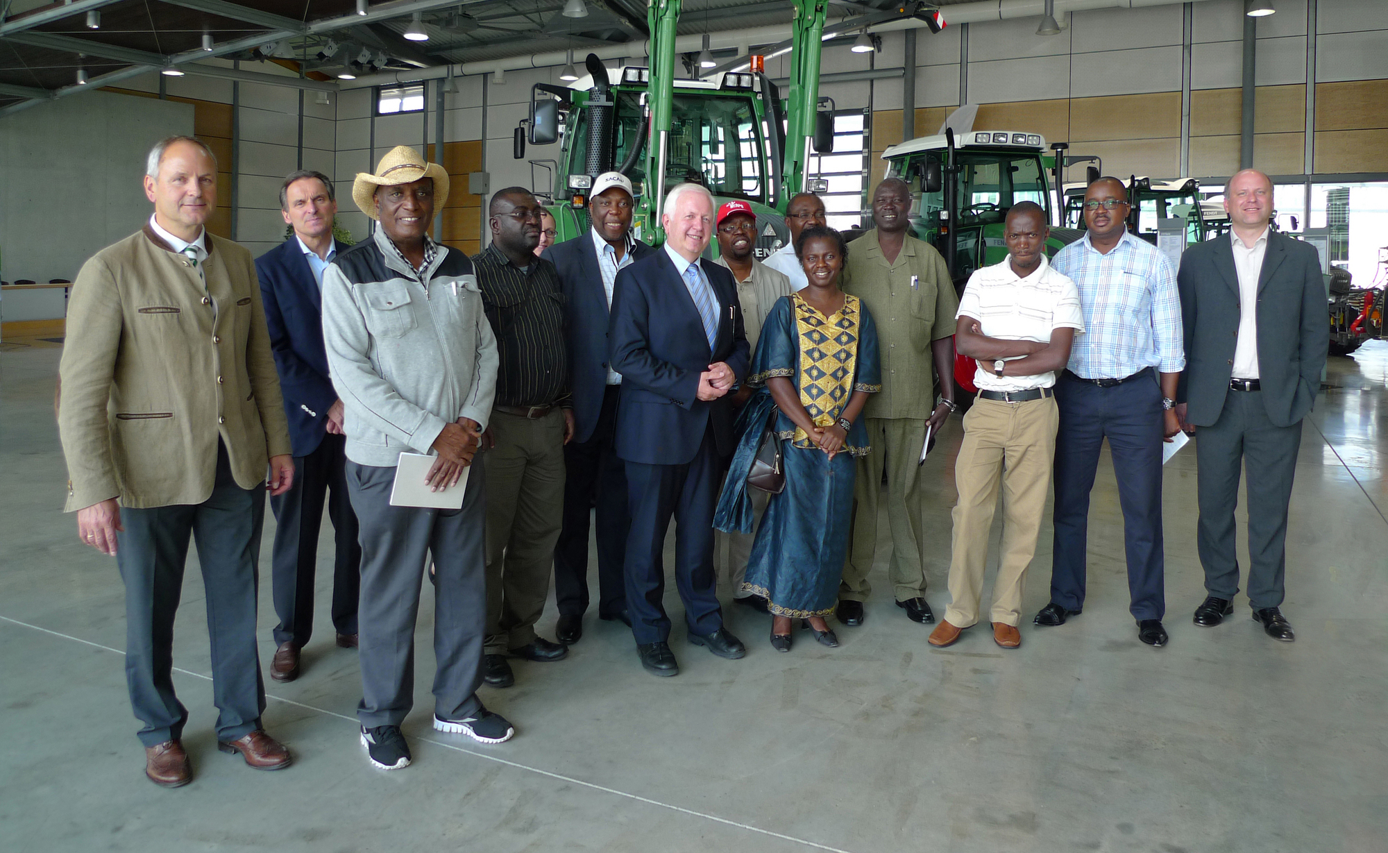 Vertreter afrikanischer Bauernverbände im Fendt Forum in Marktoberdorf. Bild: AGCO/Fendt
