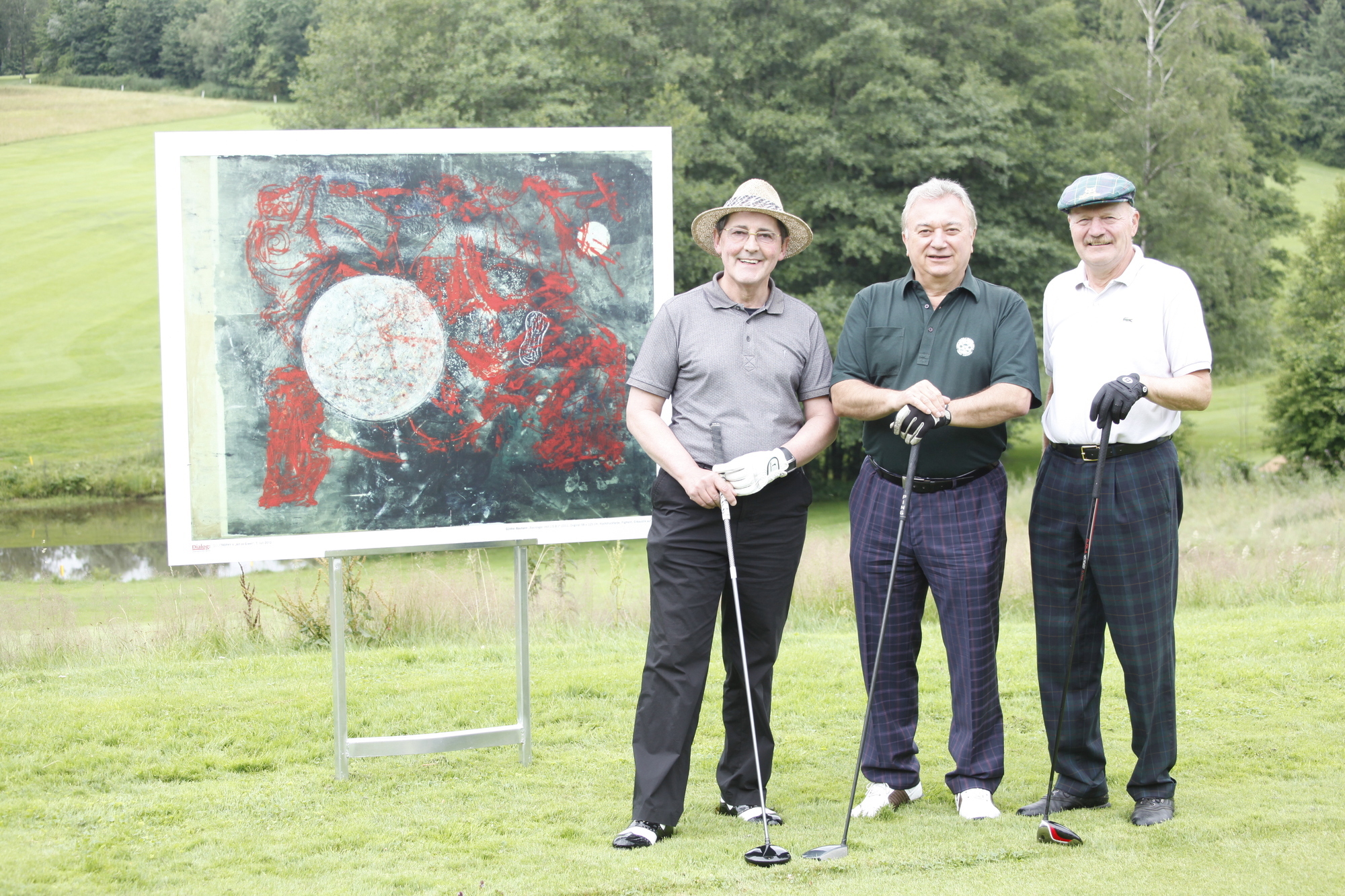 Dialog und ihre Vertriebspartner bei der jährlichen GolfTrophy, Foto: Dialog Lebensversicherungs-AG