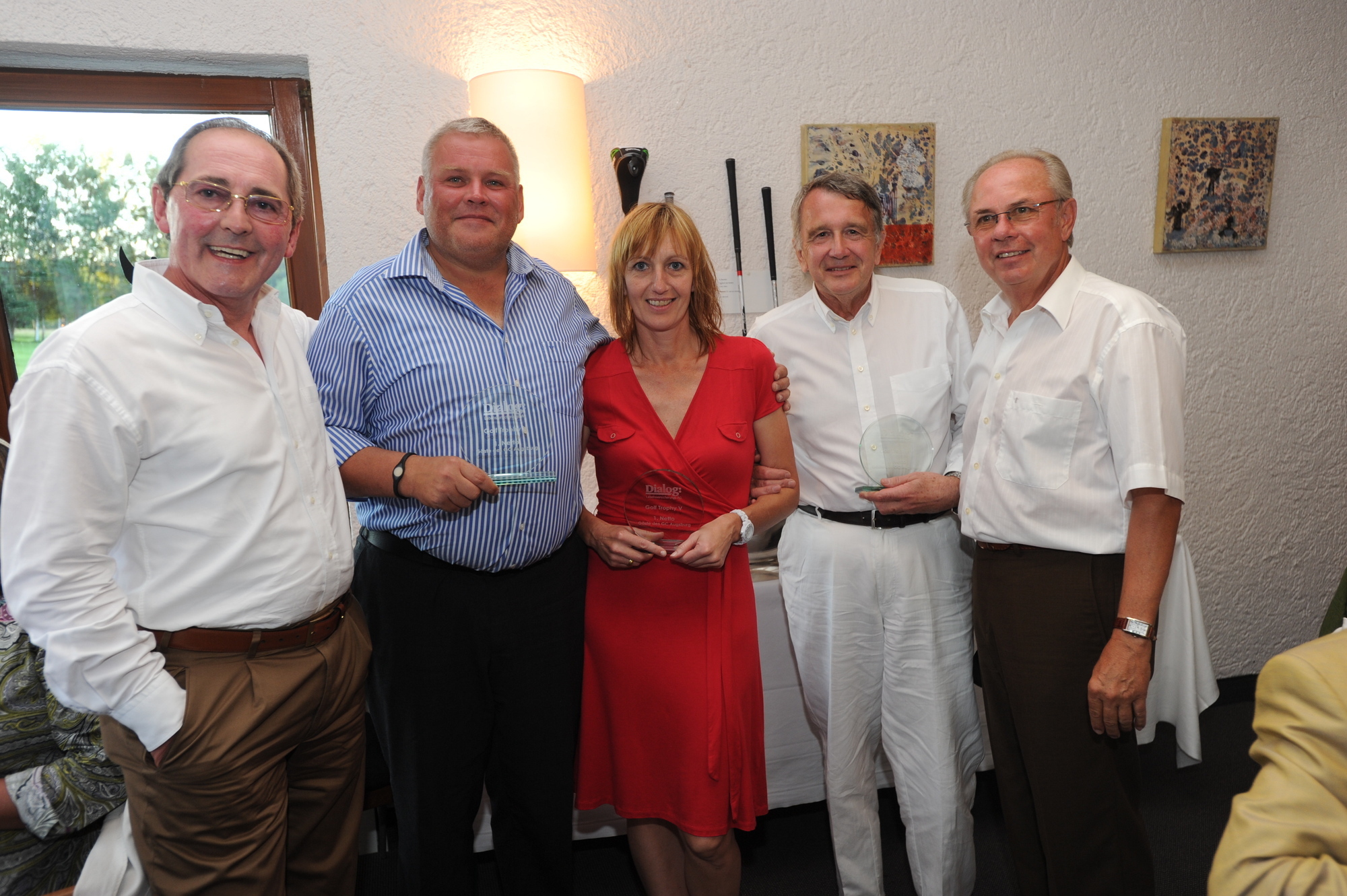 Dialog und ihre Vertriebspartner bei der jährlichen GolfTrophy, Foto: Dialog Lebensversicherungs-AG
