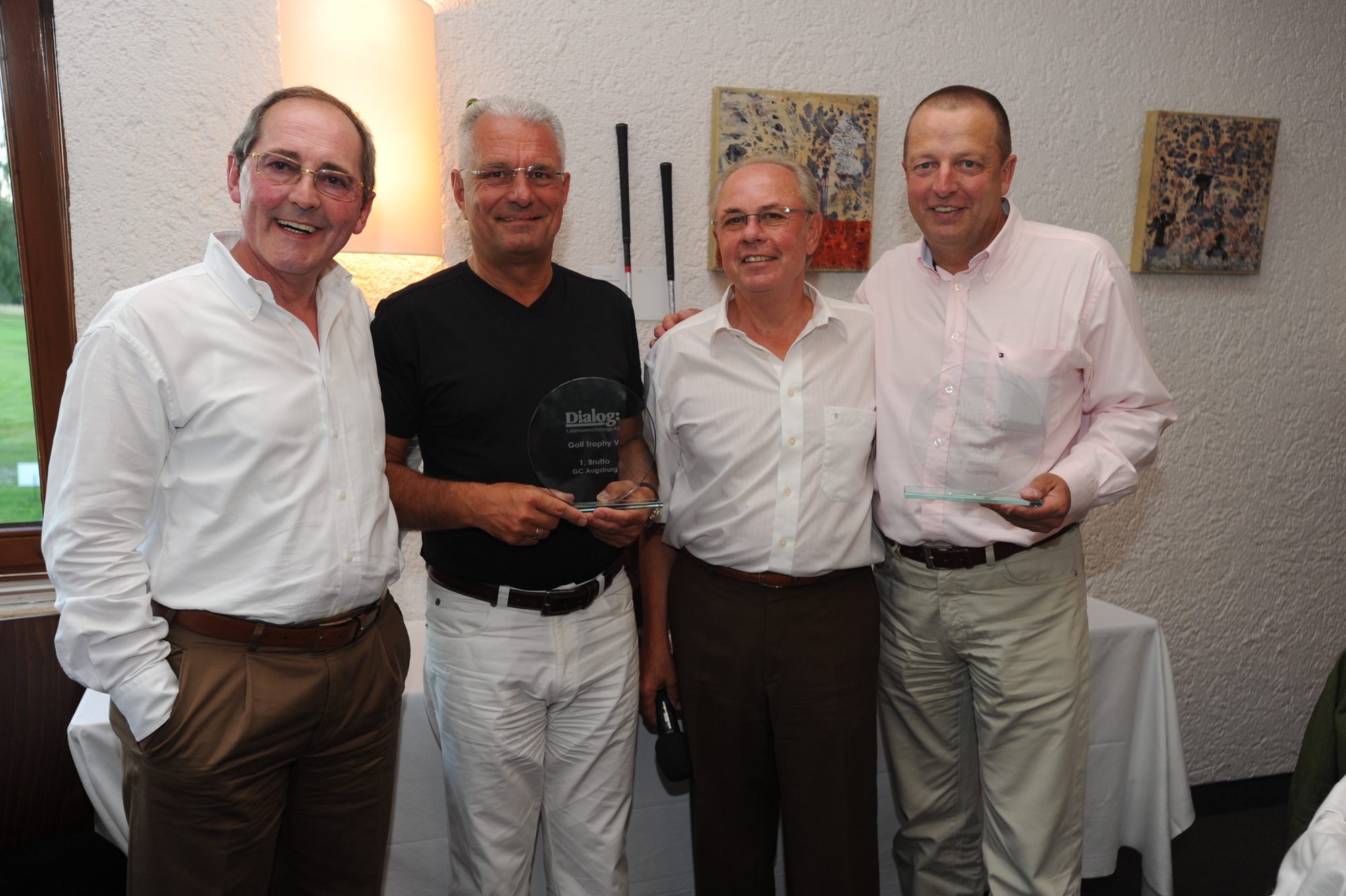 Dialog und ihre Vertriebspartner bei der jährlichen GolfTrophy, Foto: Dialog Lebensversicherungs-AG